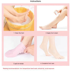 SilkySoft Moisture Gel Socks